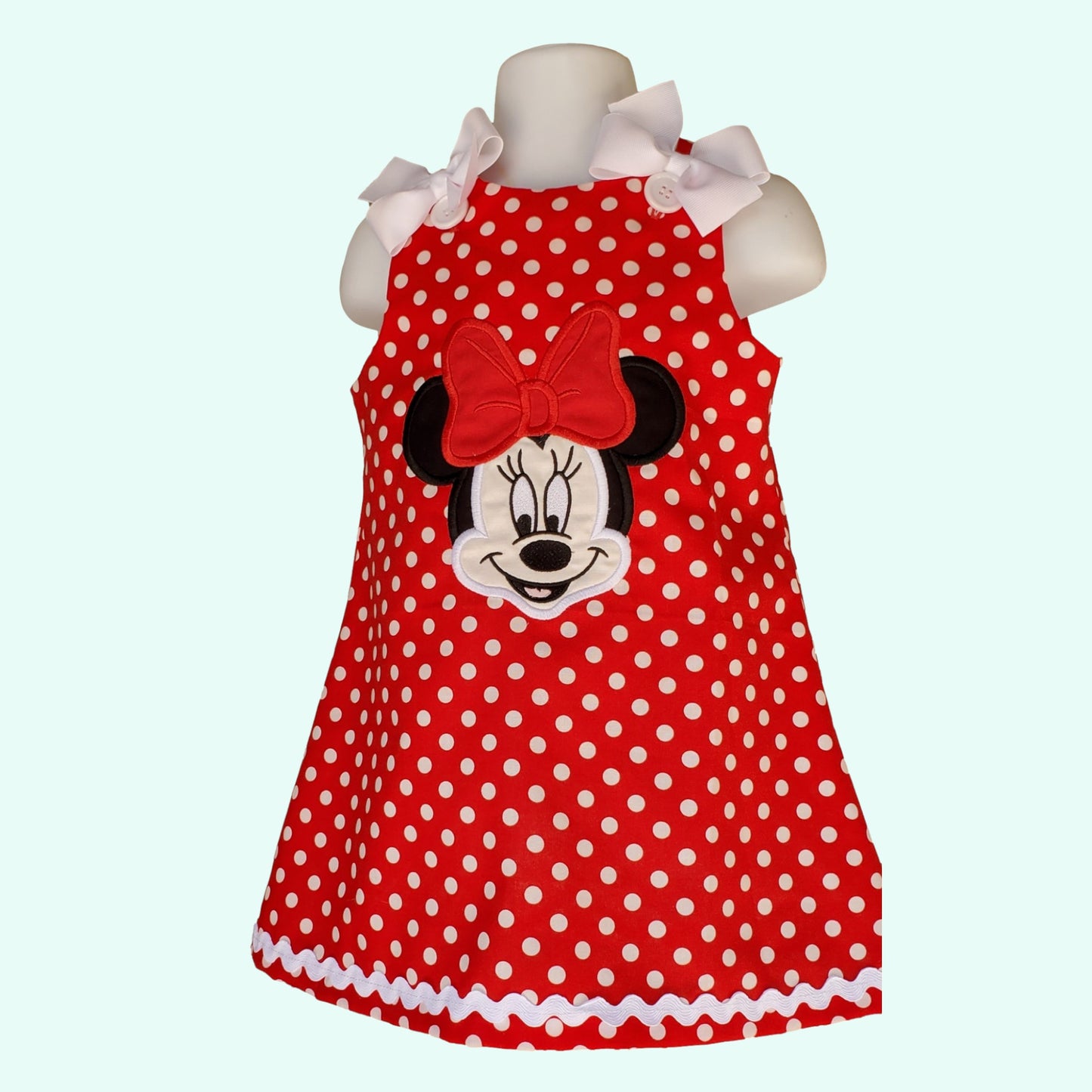Minnie Mouse outfit, Minnie Birthday Dress, Personalized Minnie Dress,   Minnie Trip Dress, Girls Minnie Dress, Polka Dot   Minnie Dress