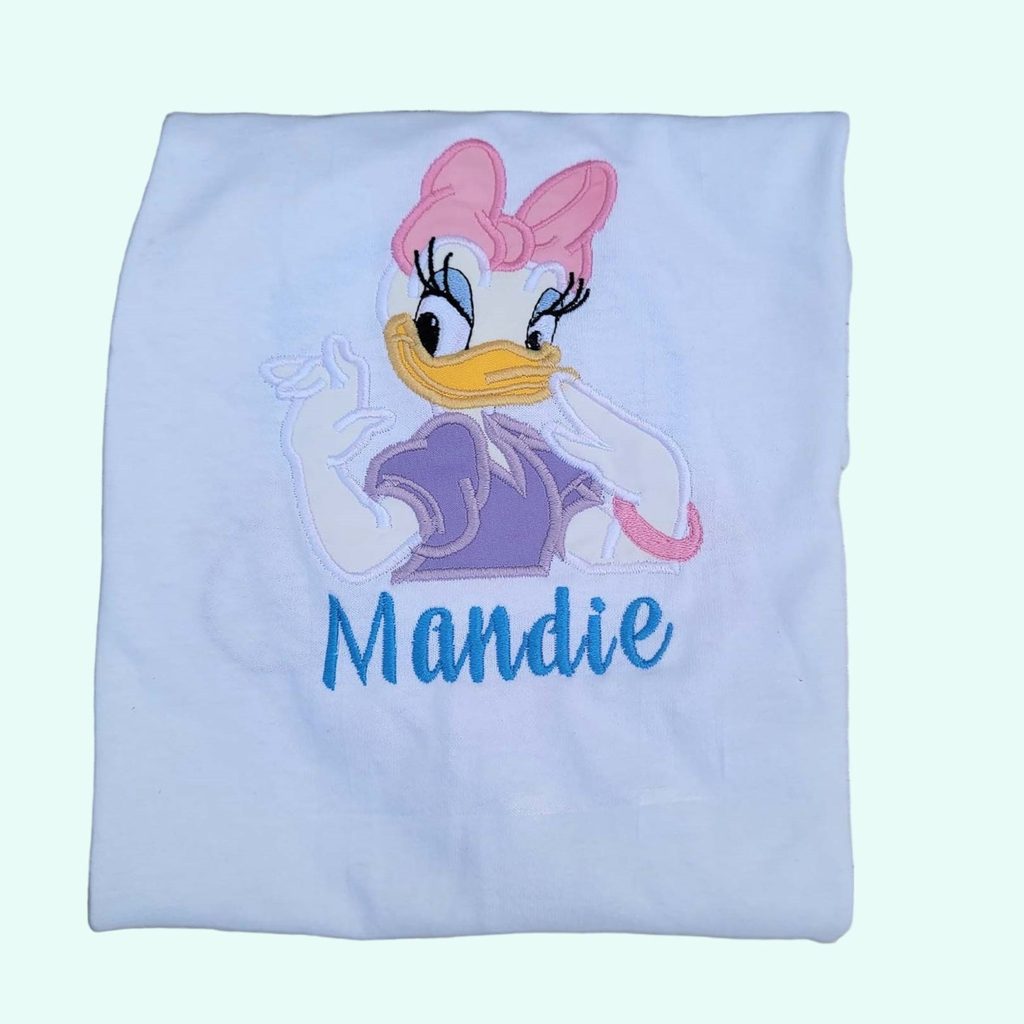Daisy Duck Outfit Girl Birthday Short Outfit, Personalized Shirt, Birthday   Daisy inspire Outfit,  Personalized Short set