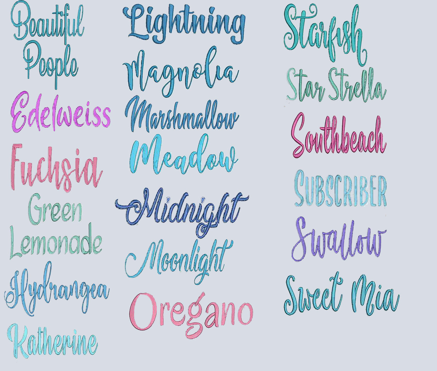 Font Available 