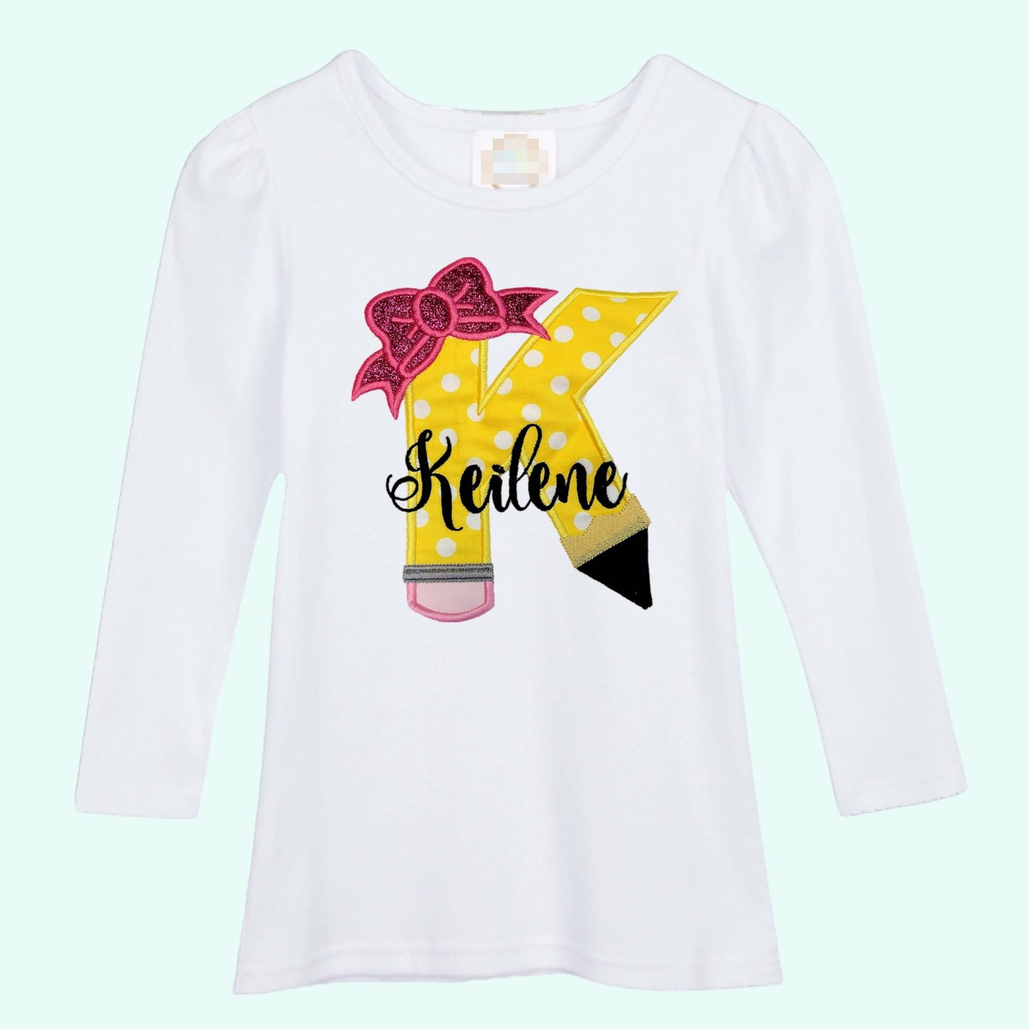 Back to School Shirt | Girls Personalized School Shirt | First Day of Class embroidered T-Shirt