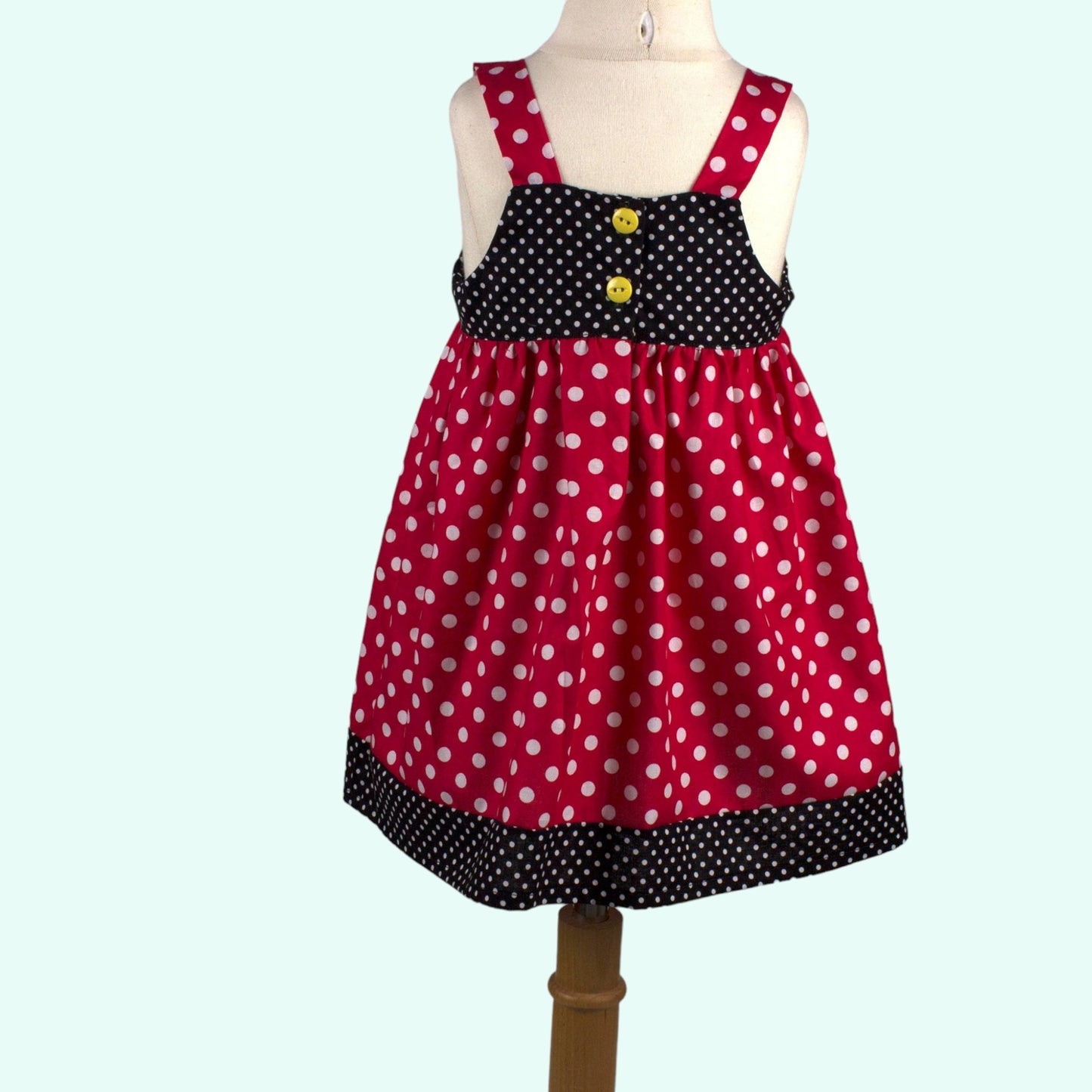 Minnie Mouse Dress,  Polka Minnie Dot Dress,  Minnie Girls Birthday Dress,   Trip Minnie Dress, Personalized Minnie Dress