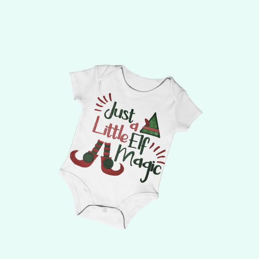 Christmas Onesie |  Baby First Christmas |  Elf  Onesie  |  Baby Onesie | Baby Clothes | Newborn Christmas