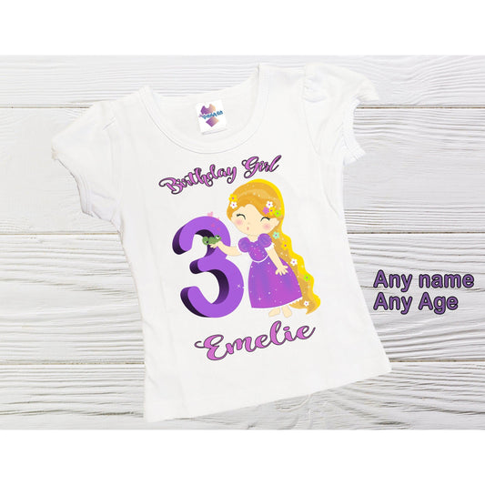 Rapunzel birthday shirt 